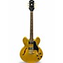Used Epiphone ES355 Metallic Gold Hollow Body Electric Guitar Metallic Gold