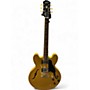 Used Epiphone ES355 Metallic Gold Hollow Body Electric Guitar Metallic Gold