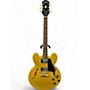 Used Epiphone ES355 Metallic Gold Hollow Body Electric Guitar Metallic Gold