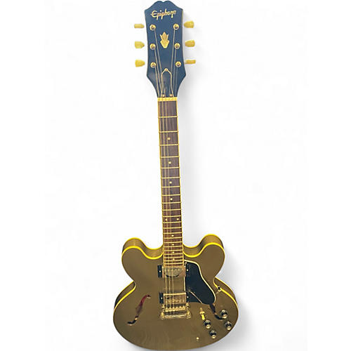 Used Epiphone ES355 Olive Hollow Body Electric Guitar Olive