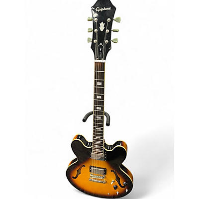 Used Epiphone ES355 Pro 2 Color Sunburst Hollow Body Electric Guitar