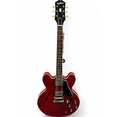 Used Epiphone ES355 Red Hollow Body Electric Guitar