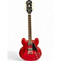 Used Epiphone ES355 Red Hollow Body Electric Guitar Red