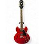 Used Epiphone ES355 Red Hollow Body Electric Guitar Red