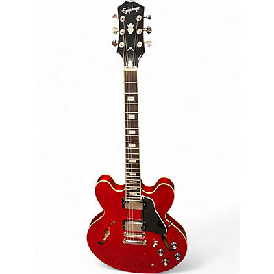 Used Epiphone ES355 Red Hollow Body Electric Guitar