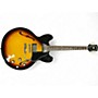 Used Epiphone ES355 Sunburst Hollow Body Electric Guitar Sunburst