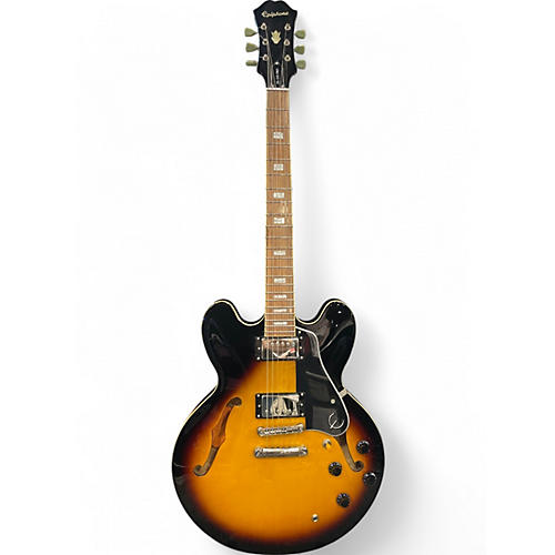 Used Epiphone ES355 Vintage Sunburst Hollow Body Electric Guitar Vintage Sunburst