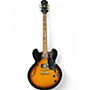 Used Epiphone ES355 Vintage Sunburst Hollow Body Electric Guitar Vintage Sunburst