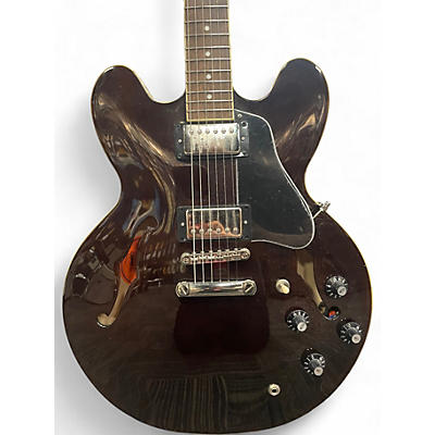 Used Epiphone ES355 jim james Brown Hollow Body Electric Guitar