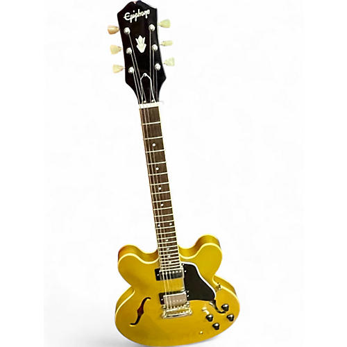 Used Epiphone ES355TR GOLD Hollow Body Electric Guitar GOLD