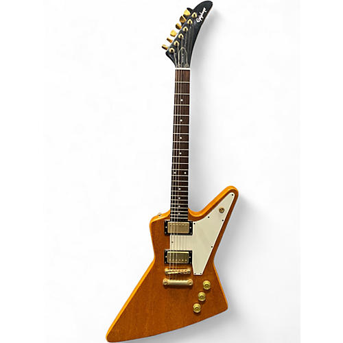 Used Epiphone EXPLORER  Korina Solid Body Electric Guitar Korina