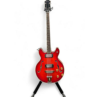 Epiphone Used Epiphone Ea-260 Red Electric Bass Guitar