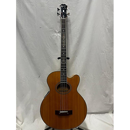 Epiphone Used Epiphone El Capitan C4 Natural Acoustic Bass Guitar Natural