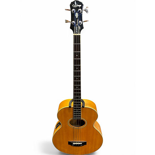 Used Epiphone El Capitan Natural Acoustic Bass Guitar Natural