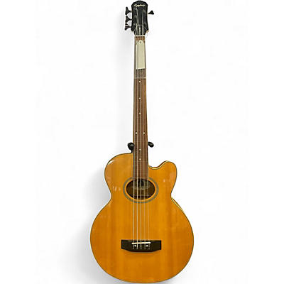 Used Epiphone El Capitan  Natural Acoustic Bass Guitar