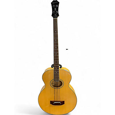 Used Epiphone El-Captain Natural Acoustic Bass Guitar