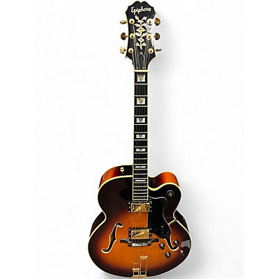 Used Epiphone Elitist Broadway 3 Color Sunburst Hollow Body Electric Guitar