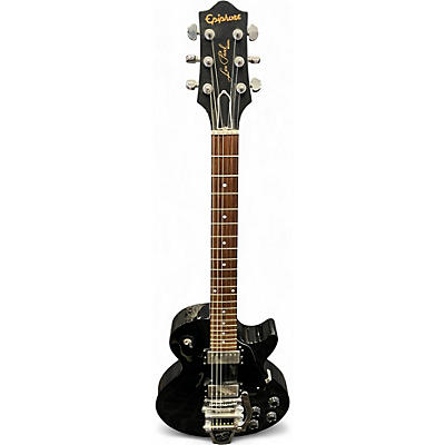 Used Epiphone Elitist Les Paul Studio Bigsby Black Solid Body Electric Guitar