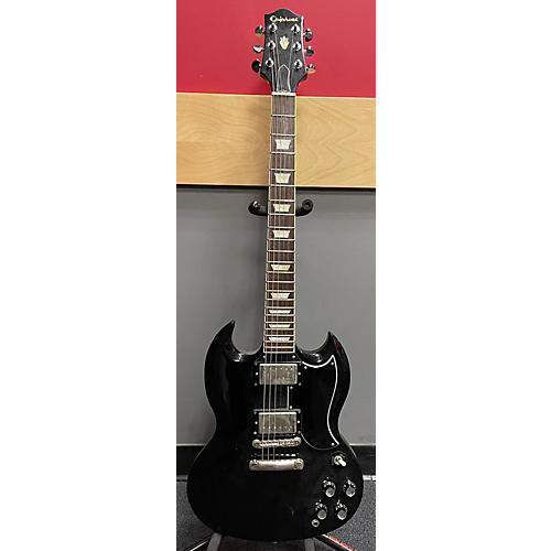 Epiphone Used Epiphone Elitist SG MIJ Black Solid Body Electric Guitar Black