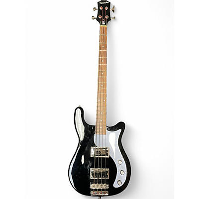 Used Epiphone Embassy Black Electric Bass Guitar