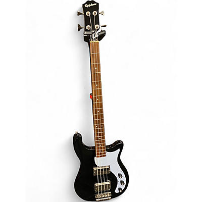Used Epiphone Embassy  GRAPHITE BLACK Electric Bass Guitar