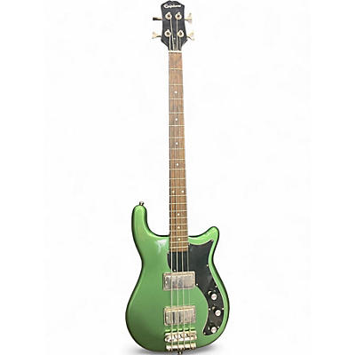 Used Epiphone Embassy Green Electric Bass Guitar