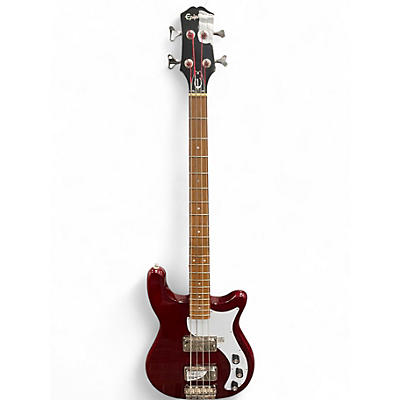 Used Epiphone Embassy Pro Dark Cherry Electric Bass Guitar