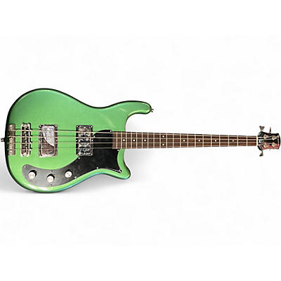 Used Epiphone Embassy Pro Emerald Green Electric Bass Guitar