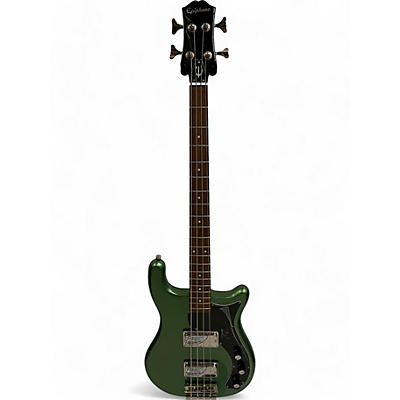 Epiphone Used Epiphone Embassy Pro Metallic Green Electric Bass Guitar