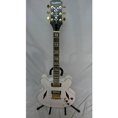 Epiphone Used Epiphone Emily Wolf Sheridan White Hollow Body Electric Guitar