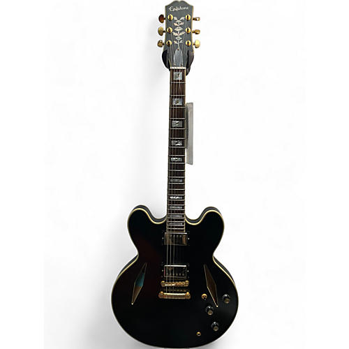 Used Epiphone  Emily Wolfe Satin Black Hollow Body Black Hollow Body Electric Guitar Black