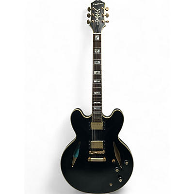 Epiphone Used Epiphone Emily Wolfe Sheraton Black Hollow Body Electric Guitar