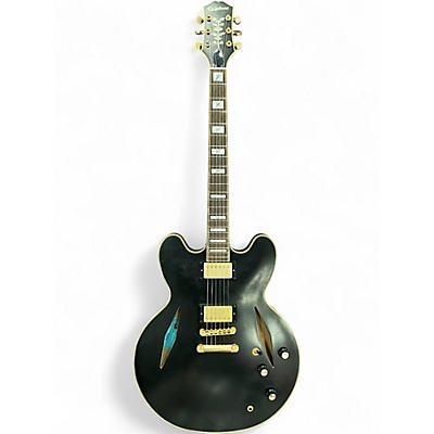 Used Epiphone Emily Wolfe Sheraton Black Hollow Body Electric Guitar