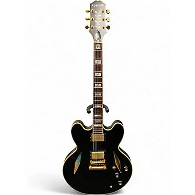 Used Epiphone Emily Wolfe Sheraton Black Hollow Body Electric Guitar
