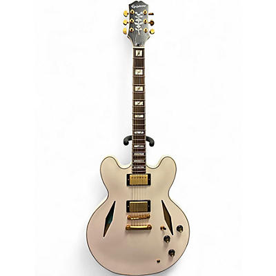 Used Epiphone Emily Wolfe Sheraton White Wolfe Hollow Body Electric Guitar