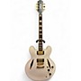 Used Epiphone Emily Wolfe Sheraton White Wolfe Hollow Body Electric Guitar White Wolfe