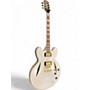 Used Epiphone Emily Wolfe Sheraton White Wolfe White Hollow Body Electric Guitar White