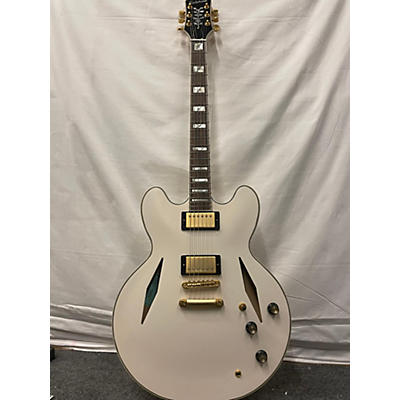 Epiphone Used Epiphone Emily Wolfe "White Wolfe" Sheraton White Hollow Body Electric Guitar