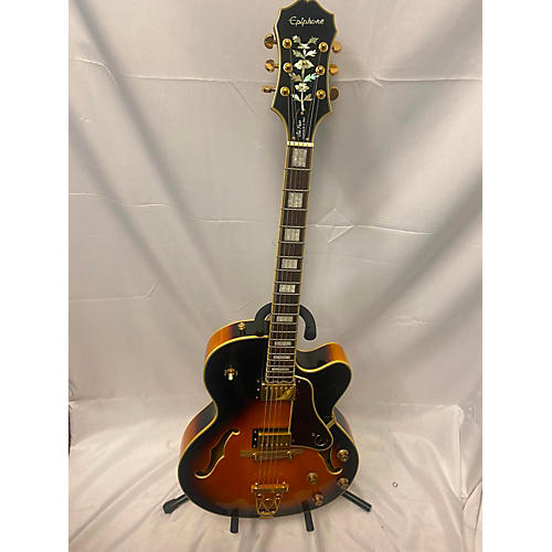 Epiphone Used Epiphone Emperor 2 Pro Sunburst Hollow Body Electric Guitar Sunburst