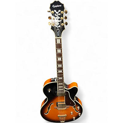 Used Epiphone Emperor II PRO Joe Pass Signature Tobacco Burst Hollow Body Electric Guitar