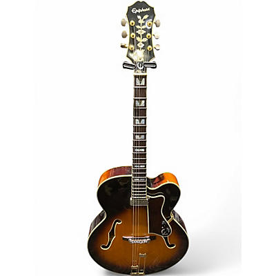 Used Epiphone Emperor Regent 2 Color Sunburst Hollow Body Electric Guitar