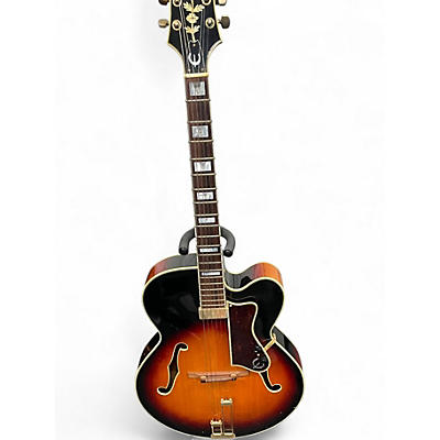 Used Epiphone Emperor Regent 2 Tone Sunburst Hollow Body Electric Guitar
