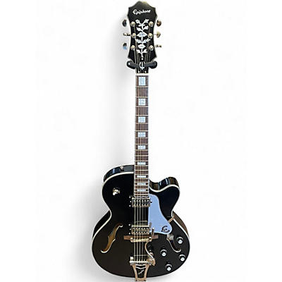 Used Epiphone Emperor Swingster Black Hollow Body Electric Guitar