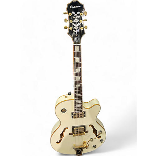 Epiphone Used Epiphone Emperor Swingster Royale Pearl White Hollow Body Electric Guitar Pearl White