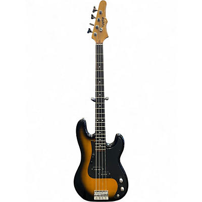 Used Epiphone Epiphone Accu Bass - P BASS STYLE 2 Color Sunburst Electric Bass Guitar