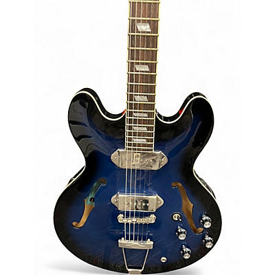 Used Epiphone Epiphone Gary Clark Signature Casino Blak & Blu Hollow Body  CASINO BLACK & BLUE Hollow Body Electric Guitar