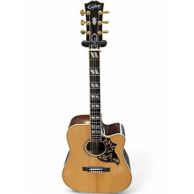 Used Epiphone Epiphone IGC Hummingbird Deluxe Natural Acoustic Guitar