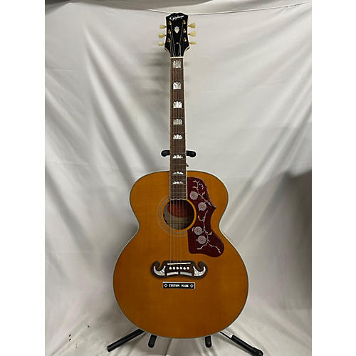 Epiphone Used Epiphone Epiphone Inspired By Gibson J-200 Natural Acoustic Guitar Natural