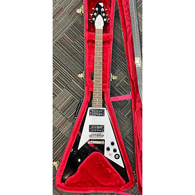 Epiphone Used Epiphone Epiphone Kirk Hammett 1979 Flying V Black Solid Body Electric Guitar