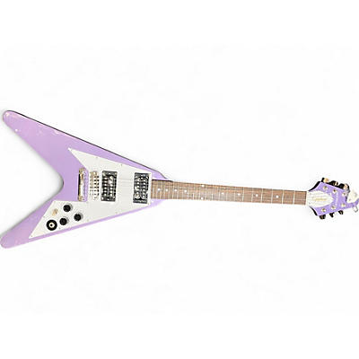 Epiphone Used Epiphone Epiphone Kirk Hammett 1979 Flying V PURPLE METALLIC Solid Body Electric Guitar